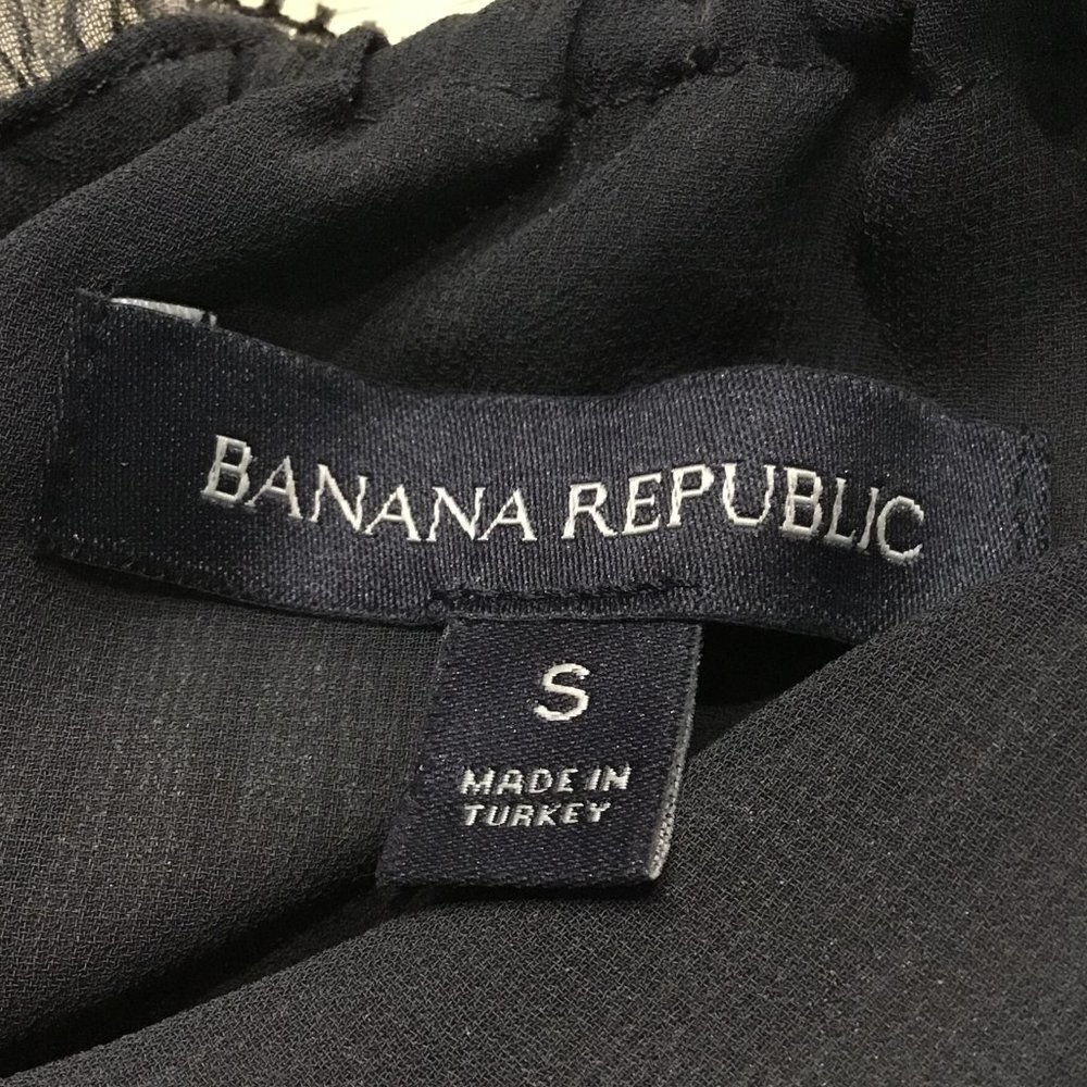 Banana Republic Ruffle Cutaway Mini Dress Smocked Waist - Picture 3 of 5